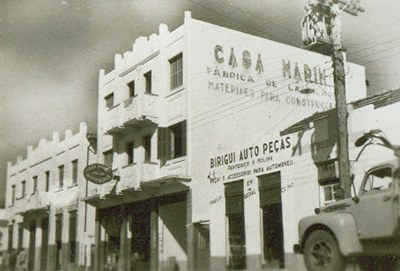 Área comercial na rua Barão do Rio Branco