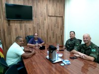 Presidente da Câmara recebe visita do Tiro de Guerra de Birigui