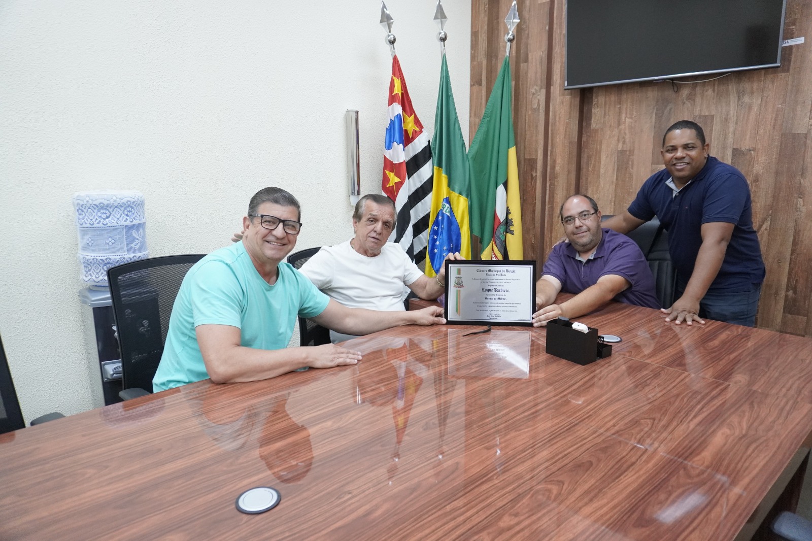 Roque Barbiere (Roquinho - Avante), recebe título de Honra ao Mérito